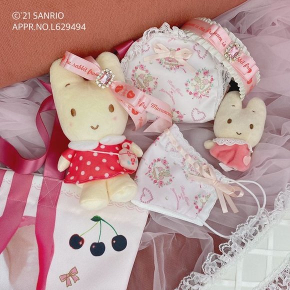 RoseMarie Seoir x Sanrio Wish Me Mell ribbon mask - Picture 6 of 7